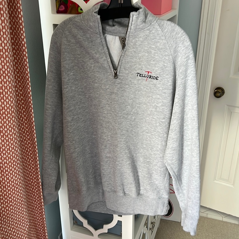 Grey telluride quarter zip